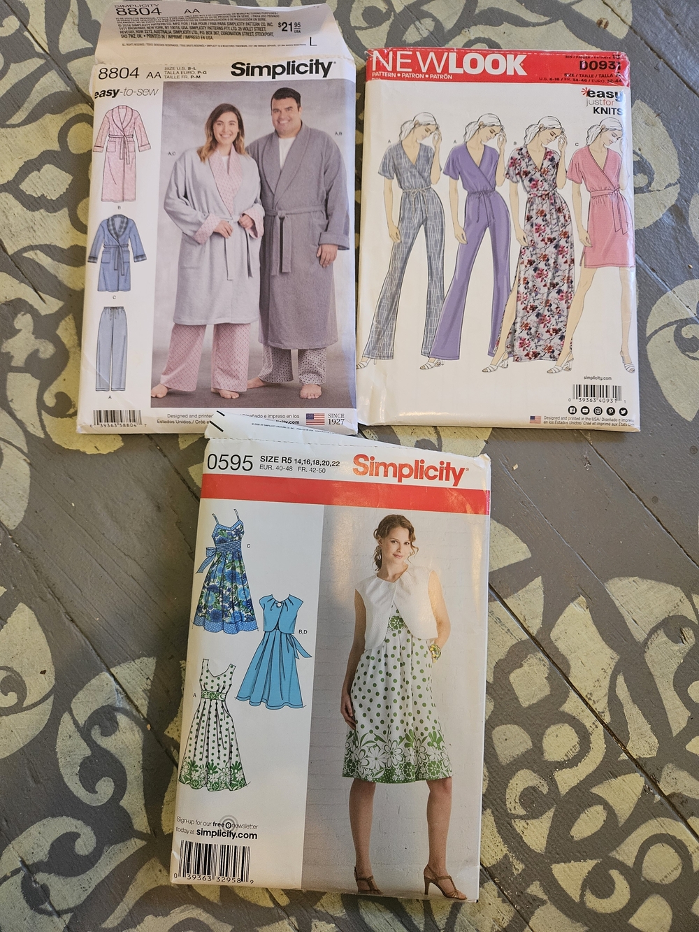Simplicity Sewing Pattern Pack